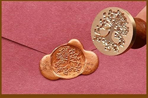 Vintage Custom Made Your Design Letter Picture Logo Personalized Wedding Invitation Wax Seal Stamp Rosewood Handle Set
