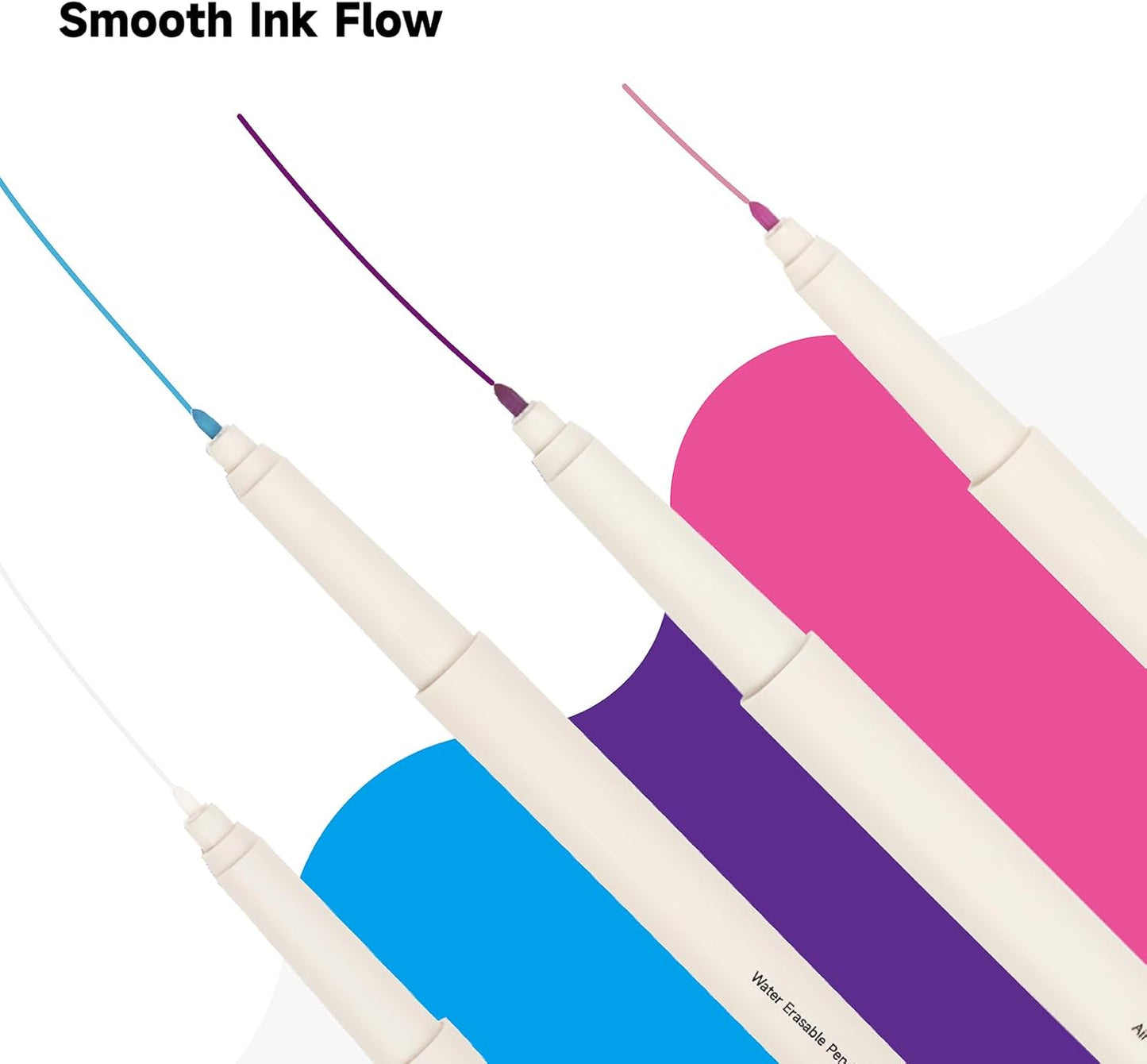 New Purple Air Erasable Marker for Fabric, Disappearing Ink Pen (2-14 Days), Embroidery and Sewing Tool, Air Soluble Marking Pen for Quilting, DIY Crafts