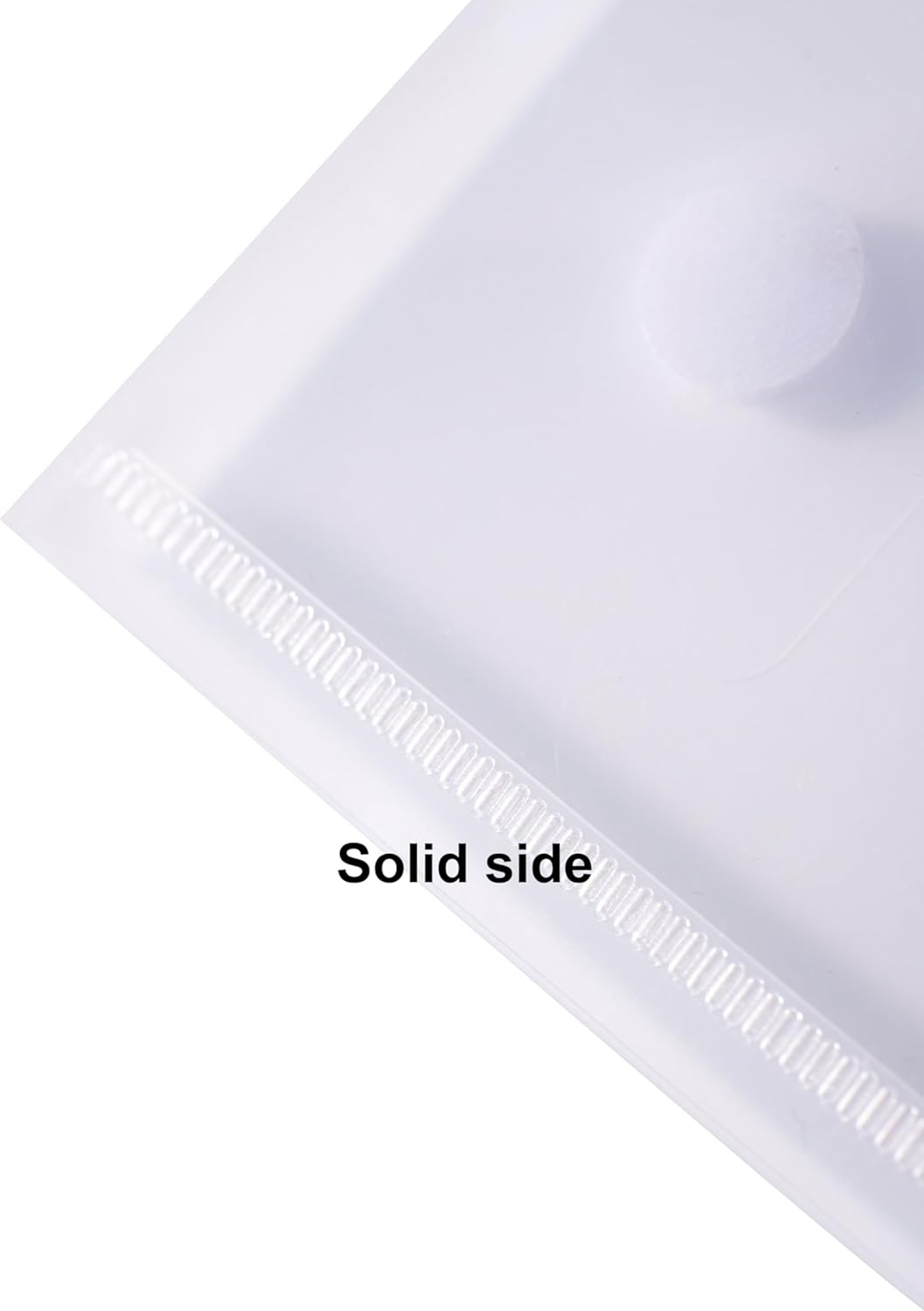 3’’ x 5’’ Vertical Plastic Envelopes Hook Loop Closure Coupon Receipt Sticker Holder 40 Pack
