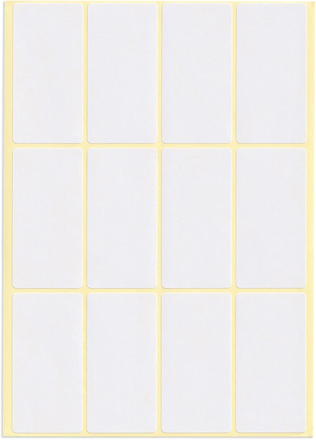 dealzEpic - Self-Adhesive Writable Blank Paper Label Stickers - 32x64mm