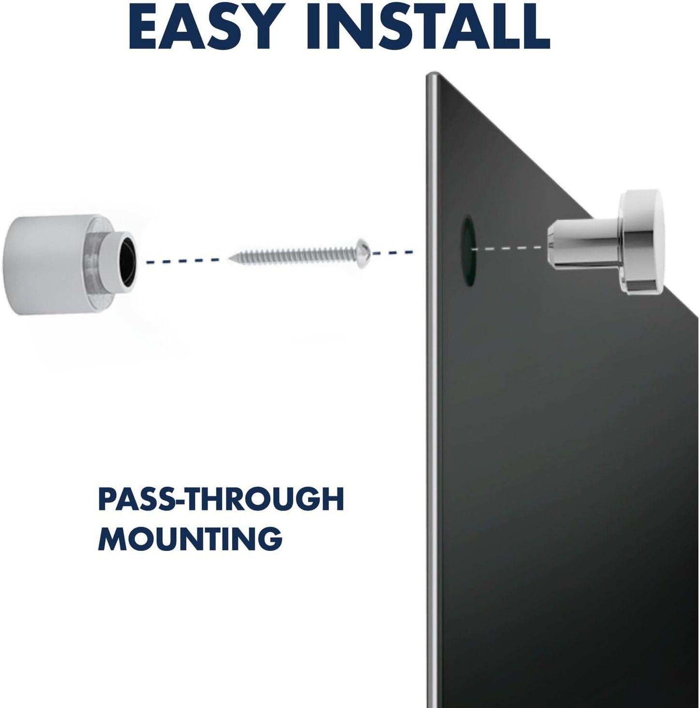 Quartet Glass Whiteboard, Magnetic Dry Erase White Board, 36" x 24", Black Surface, Infinity (G3624B)