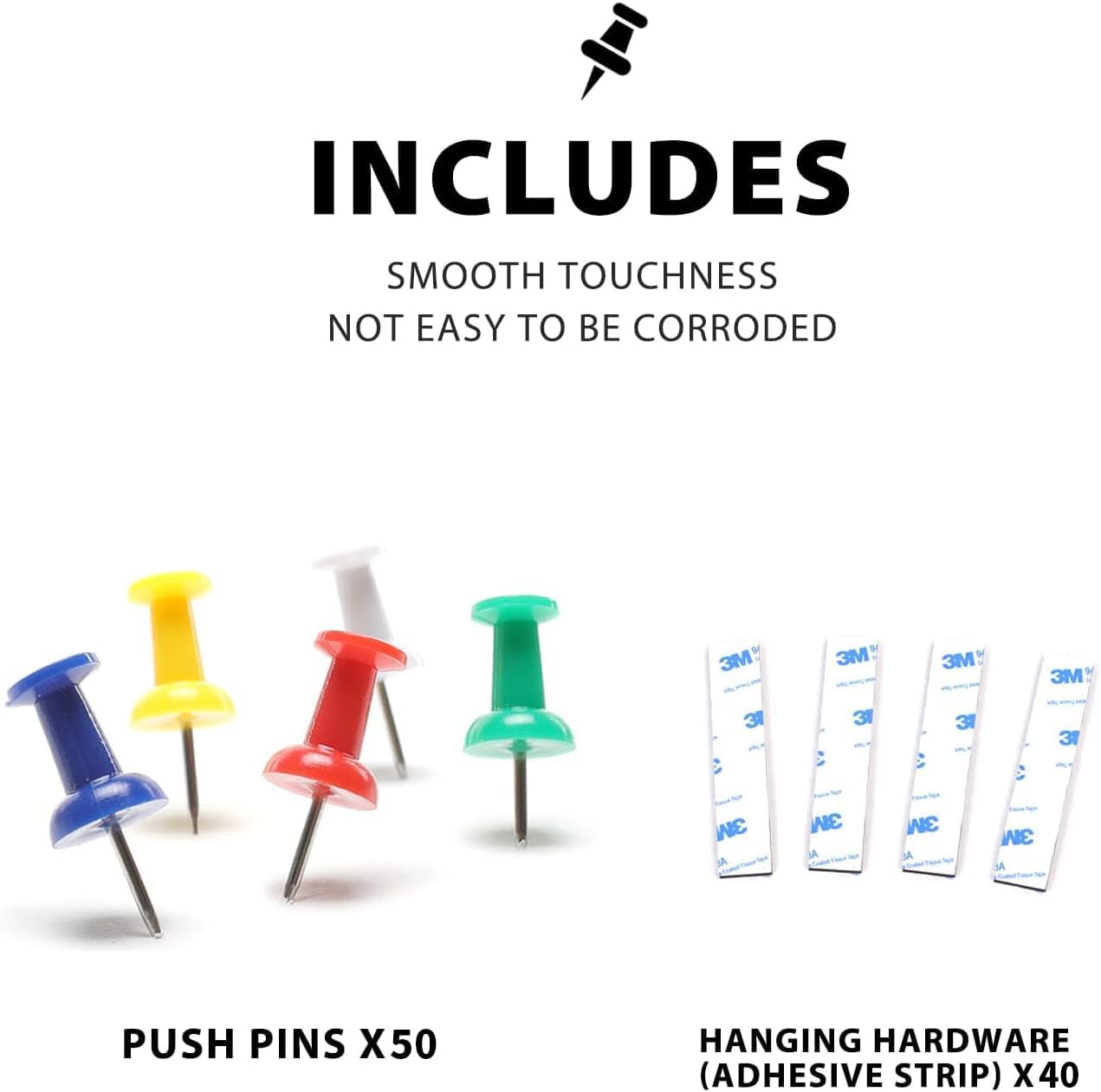 Corksidol Bulletin Bar Strip, Cork Board, Cork Strips, 36" x 1", Classroom, Office, Walls, Cubicle, Aluminum Frame,5 Pack, Silver