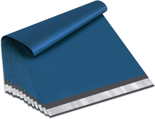 UCGOU Poly Mailers 14.5x19 Inch Navy Blue 100 Pack Large Shipping Bags #7 Strong Thick Mailing Envelopes Self Sealing Adhesive Waterproof and Tear Proof Boutique Packaging Postal for Clothing