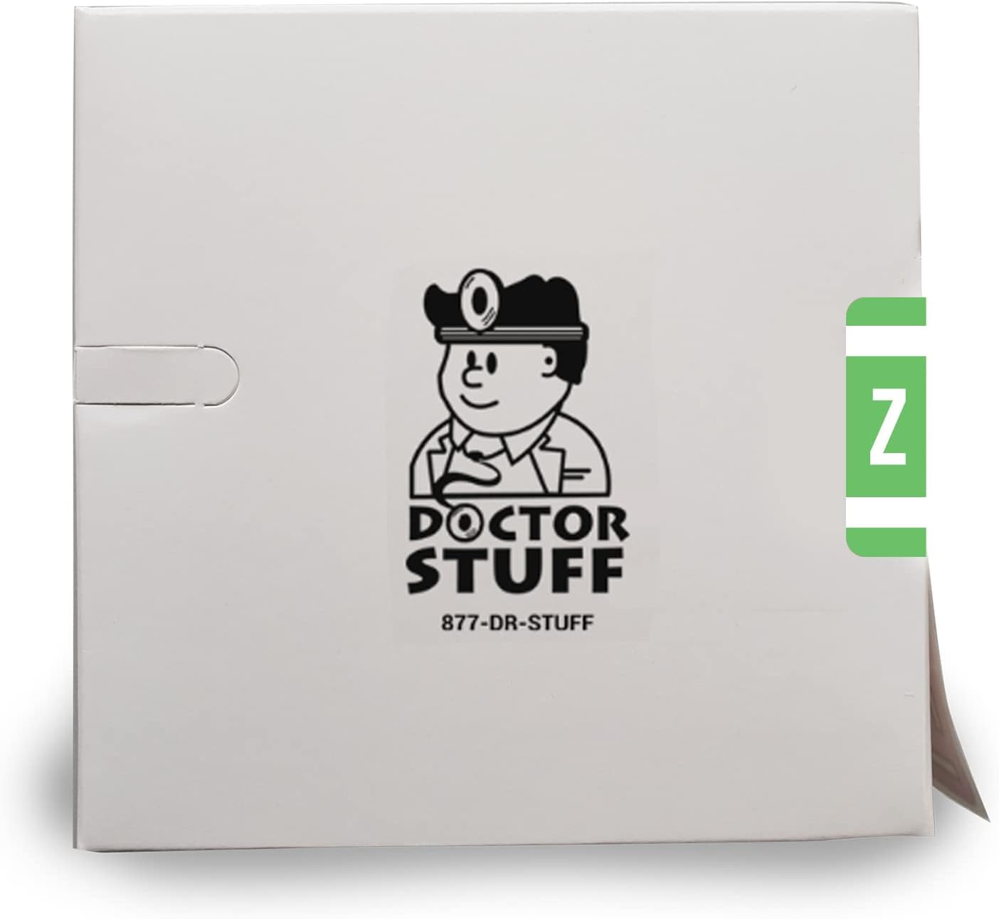 Doctor Stuff - File Folder Labels, Alphabet Letter Z, Compatible with Smead Alpha Z Acc/ACCS - SMSM Series Alpha Stickers Light Green, 1-5/8" x 1”, 250/Roll