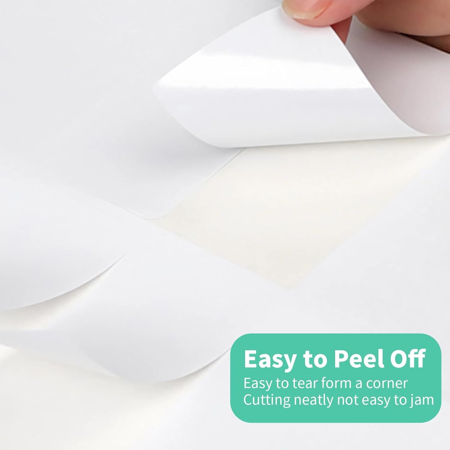 50 Sheets 10 Up Labels, 2" x 4" Sticker Printer Paper for Laser/Inkjet Printer, Mailing Blank Labels, Self Adhesive Customized Stickers