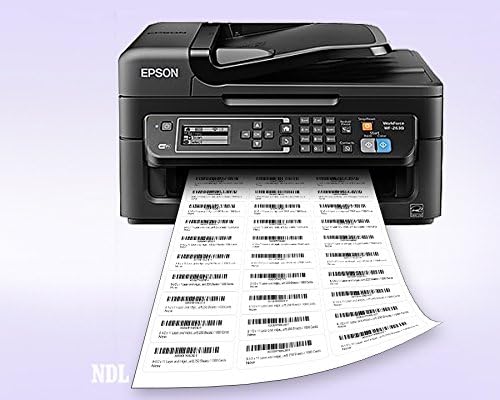NextDayLabels - 2.5/8" x 1" Rectangular Sticker Labels for Printer - White Laser/Inkjet Printer Labels Return Address Labels Shipping Label Stickers (100 Sheets, 30 Per Sheet, 3000 Labels)