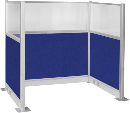 Versare Pre-Configured Hush Panel Electric Cubicle | Workstation Divider Walls | Cubicle Privacy Panels | Office Partition Walls