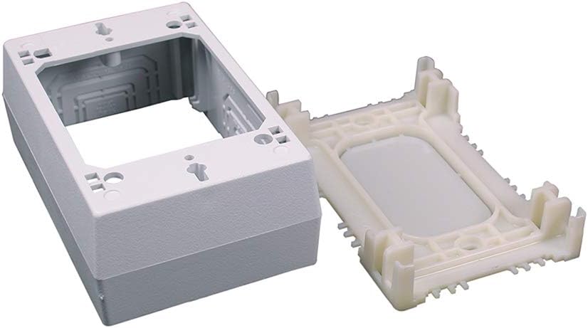 Legrand Wiremold CMK50 Cordmate II 10 Foot 12 Piece Cord Cover Kit & Legrand Wiremold C53 Cordmate II Cord Cover Low Voltage Data Comm Box