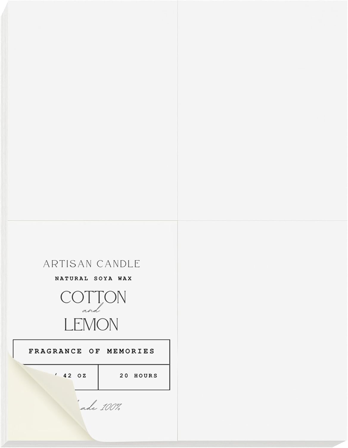 NextDayLabels – 4-1/4" x 5-1/2" Rectangular Sticker Labels for Printer - White Laser/Inkjet Printer Labels Return Address Labels Shipping Label Stickers (50 Sheets, 4 Per Sheet, 200 Labels)