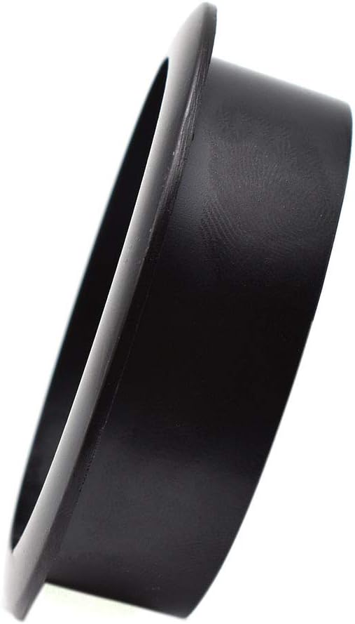 1-3/4 Inch(45mm) Zinc Alloy Desk Hole Cover Grommets Black Wire Cord Cable Organizer for Computer Desk Cabinet