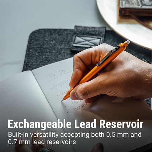 Everyman Grafton Pen and Pencil Set, Taipan | Premium EDC Metal Gel Ink Ballpoint Pen + Mechanical Pencil | Refillable Executive Writing Tools for Office, Business, Men’s Gift & Daily Use