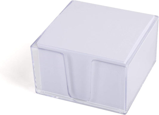 Mintra Office Memo Pads (1pk, Memo Cube - White)