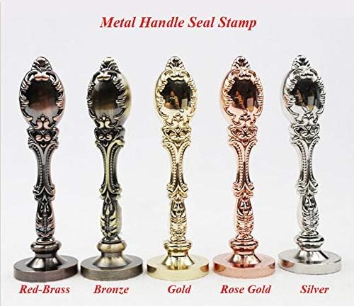 Vintage Customize Personalized Custom Wedding Monogram Initials Sealing Wax Seal Stamp Rose Kit Custom Invitation Embellishment Christmas Gift Wrap Package Custom Word Wax Seal Stamp Set