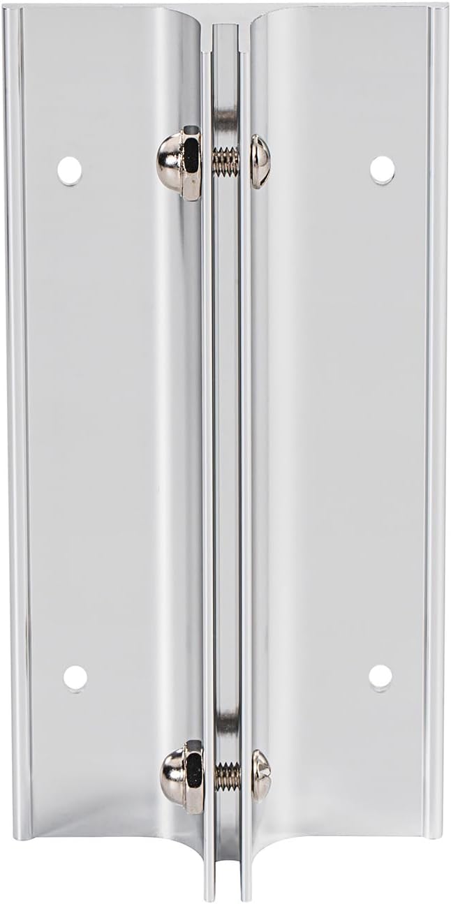 10 Pack 6" Length Aluminum Corridor Sign Holder, 1/8" Substrate, Corridor Mount, Minimalist Design for Versatile Signage