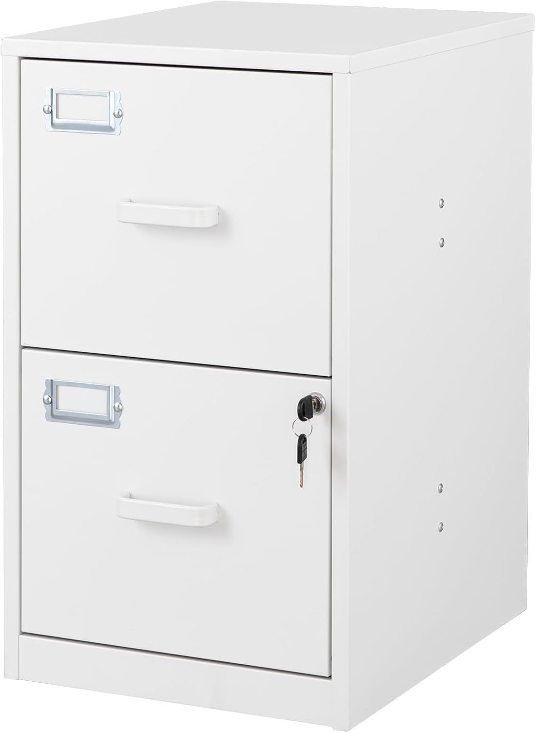 2 Drawer File Cabinet with Lock Vertical Filing Storage Office Home Steel Vertical File Cabinets for Letter Size File Cabinet Locked,Assembly Required