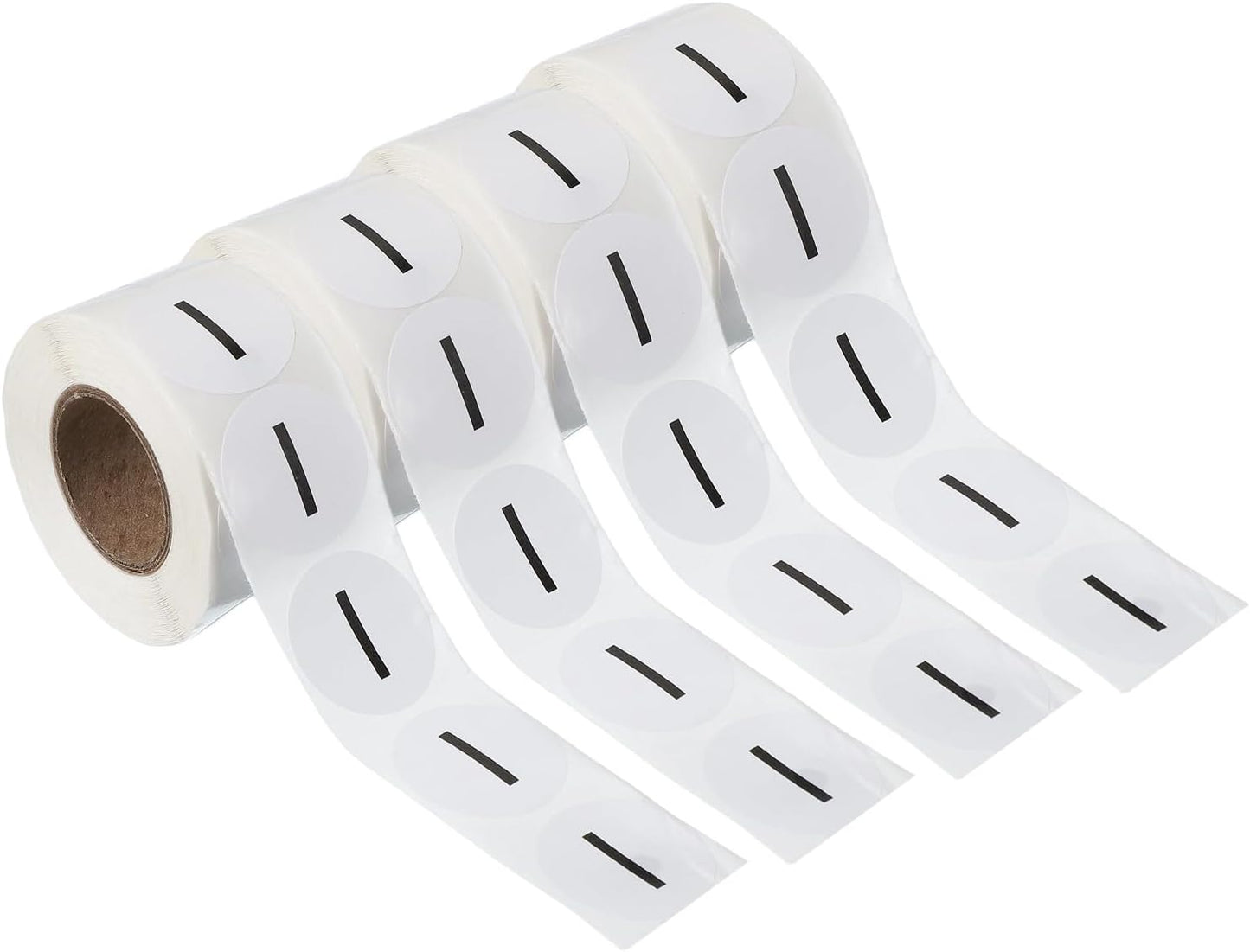 PATIKIL 1" Letter I Stickers, 4 Rolls Self-Adhesive Alphabet Round Circle Dots Labels for Organization Storage Inventory Boxes Scrapbook Craft 2000 Pcs Total