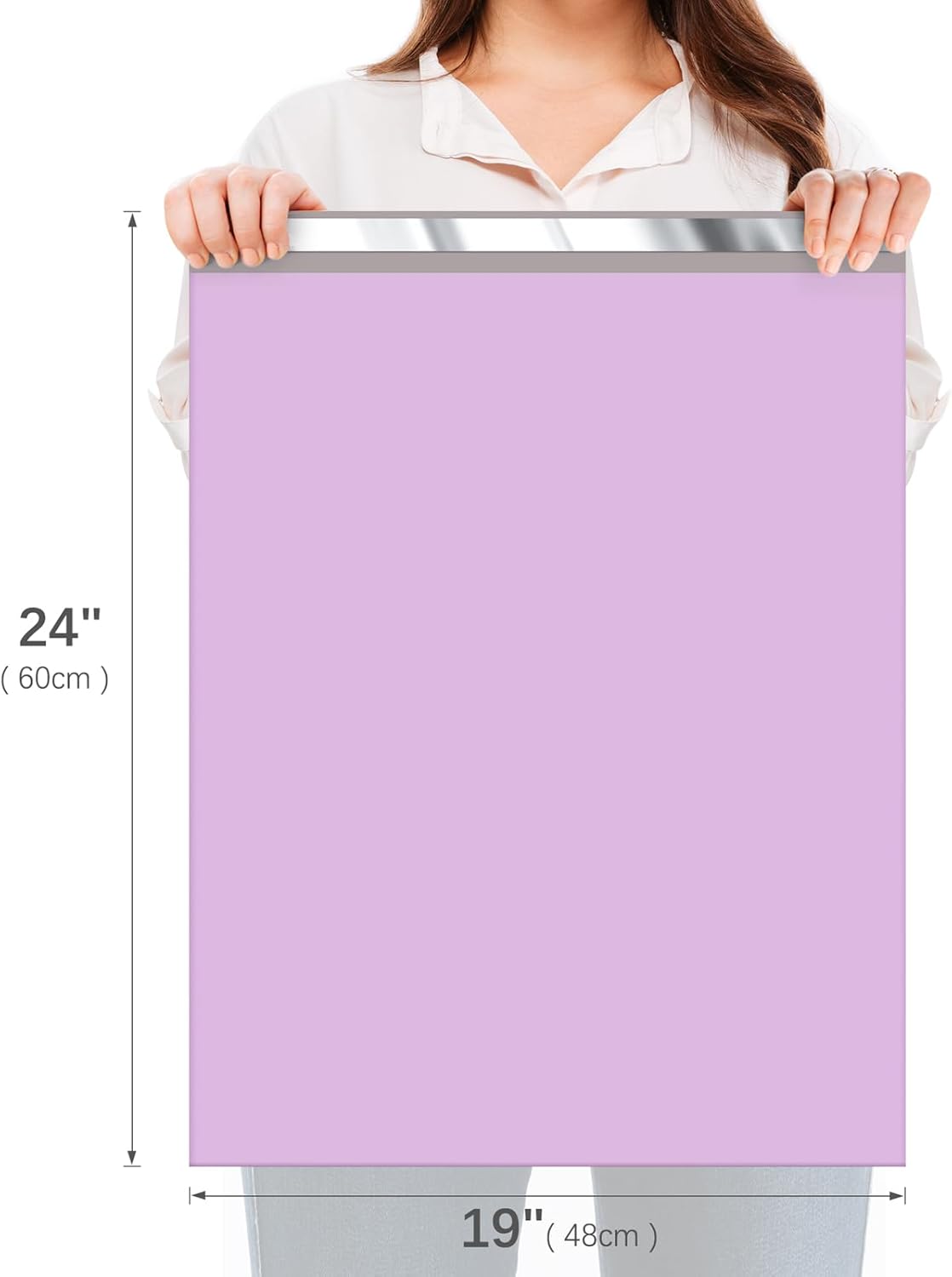 Fuxury 40000 Pcs Large Poly Mailers 19x24 Inch, Waterproof Shipping Bags for Clothing, Strong Adhesive Shipping Envelopes for Small Business Suppliers, Self Seal Mailers Poly Mailing Bags Light Purple