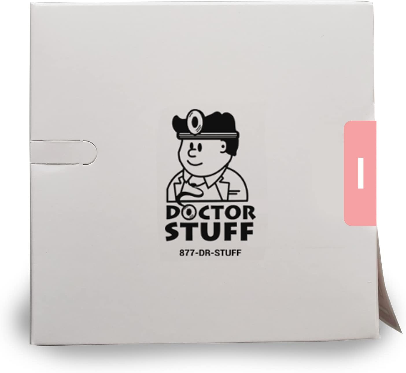 Doctor Stuff - File Folder Labels, Alphabet Letter I, Compatible with Smead Alpha Z Acc/ACCS - SMSM Series Alpha Stickers Pink, 1-5/8" x 1”, 250/Roll