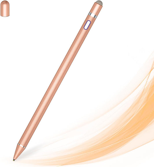 Active Stylus Pen for Touch Screens,Dual Pen Tips for Drawing &Writing, High Precise Universal Digital Pencil for A-pple i-Phone 16/15/14/13/12/11/X/8,Tablet/Phone/Sam-Sung/K-indle,i-Pad Air/Pro/Mini