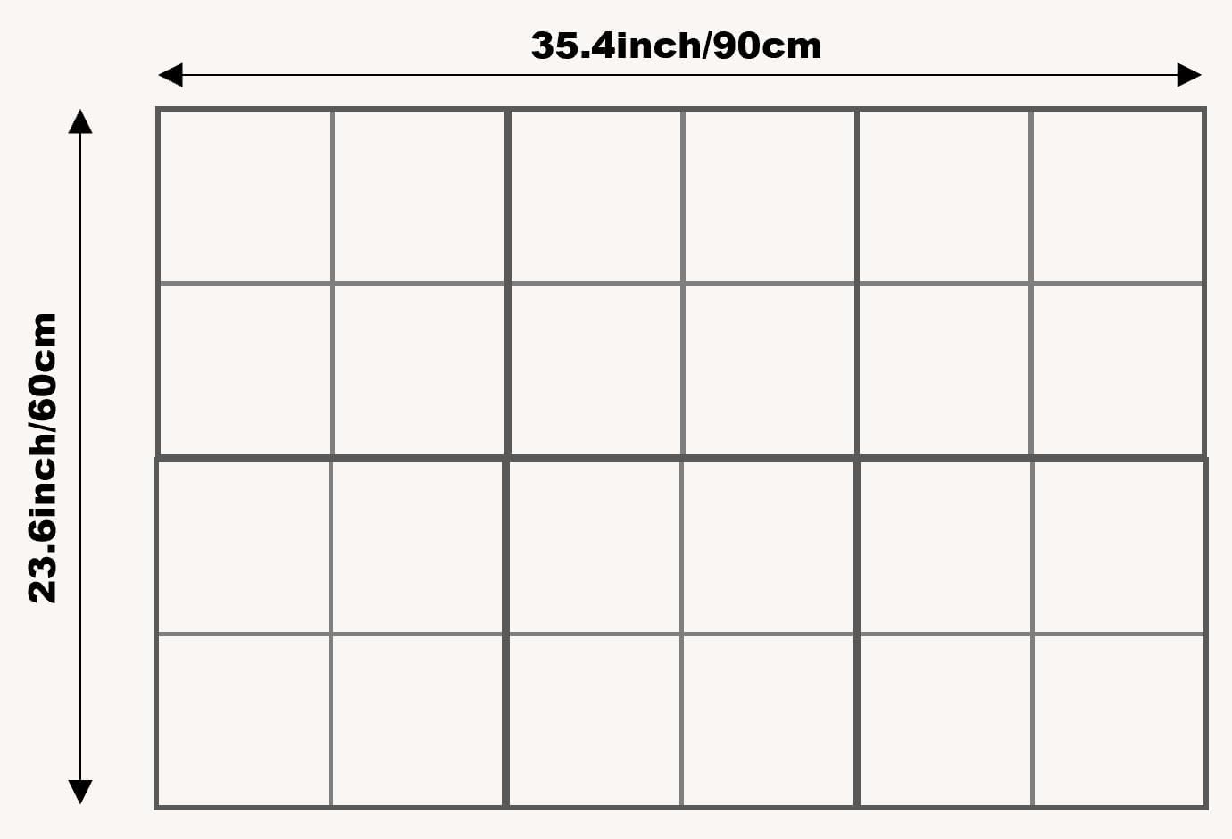 Cork Board 24 x36 Alternative - 6 Pack Felt Wall Tiles with Safe Removable Adhesive Tabs, Cork Boards for Walls Cork Board for Home Office Pin Board Tack Board - Gray