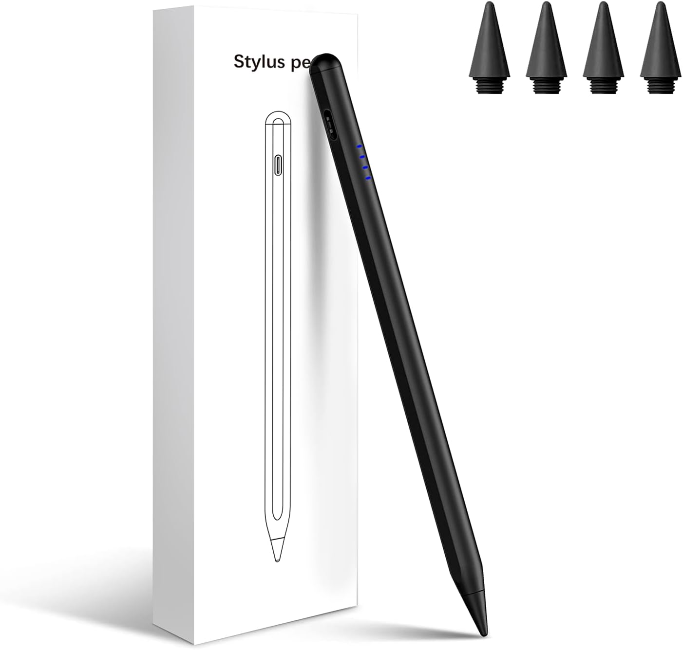 Stylus Pen for iPad 9th&10th Generation, CMARS 20Mins Fast Charge for Tablet Pencil with Palm Rejection, Pens for 2018-2025 Apple iPad 6/7/8/9/10/A16, Pro 11"/12.9"/13"/M4, Mini 5/6, Air 3/4/5/M2/M3