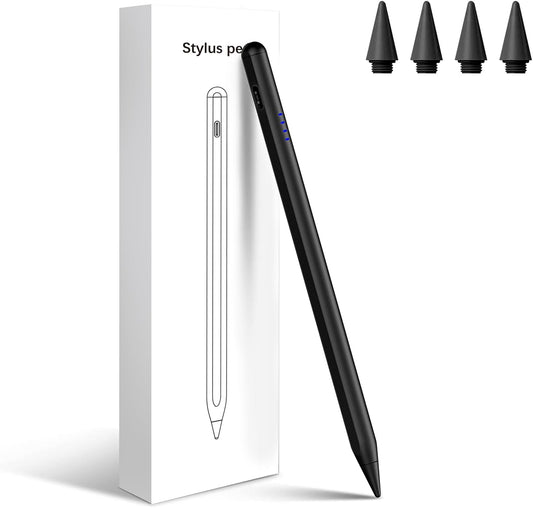 Stylus Pen for iPad 9th&10th Generation, CMARS 20Mins Fast Charge for Tablet Pencil with Palm Rejection, Pens for 2018-2025 Apple iPad 6/7/8/9/10/A16, Pro 11"/12.9"/13"/M4, Mini 5/6, Air 3/4/5/M2/M3