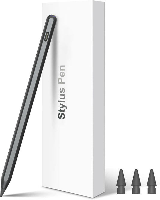 Pencil 2nd Generation Wireless Charging, Pencil for iPad with Tilt & Palm Rejection, Magnetic Stylus Pen Compatible with ipad Air 3/4/5, ipad Mini 5/6, ipad 6/7/8/9/10, ipad Pro 11/12.9 (Black)