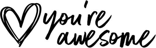 Custom Self-Inking Classroom & Library Stamps | 49 Designs | Fun Phrases | Grading Made Easy | Xtra Large (You're Awesome)