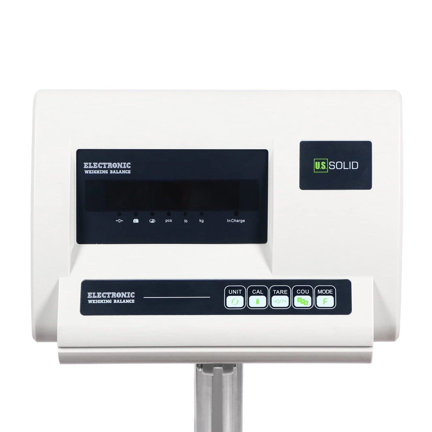 U.S. Solid Bench Scale 240 lb x 0.02 lb Stainless Steel Postal Package Shipping Scale Digital Bench Platform Balance with 16 inch x 20 inch Platform, Lb Kg