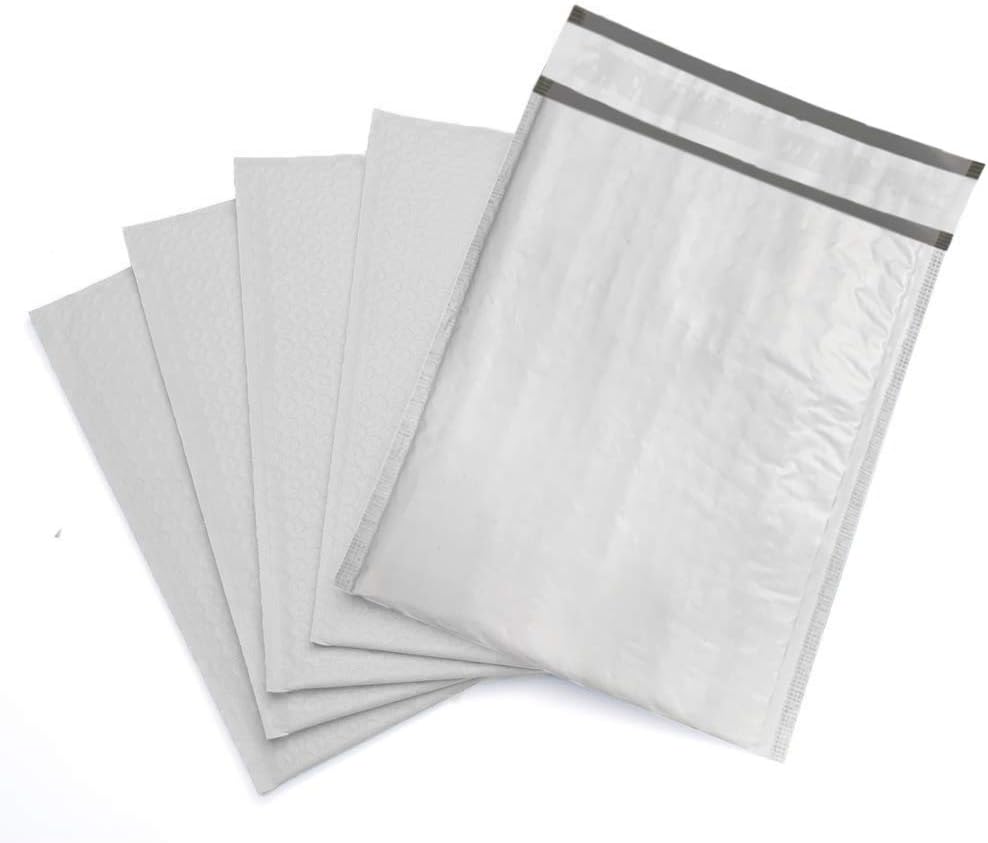 8.5x14.5 inches Poly Bubble Mailer Self Seal Bubble Shipping Envelopes 2.5 Mil 100 Pack