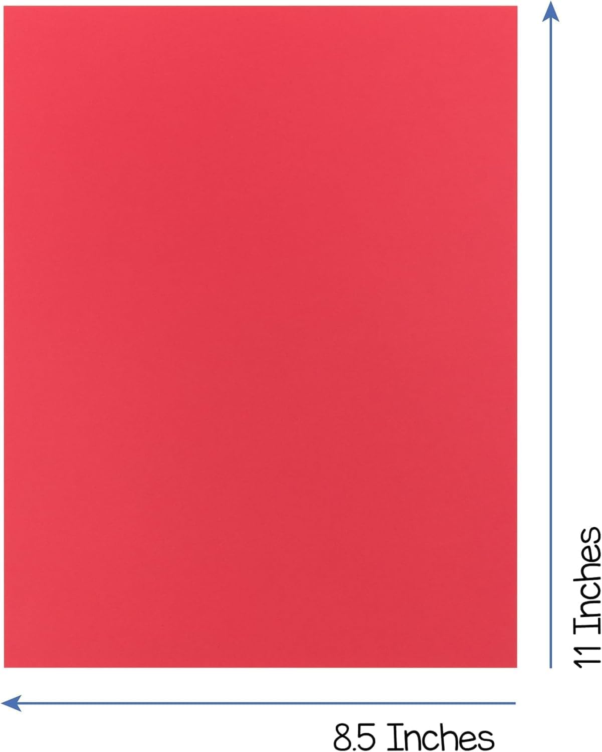 Hygloss 90 Sheets Valentine’s Day Colored Cardstock - 8.5x11-Inch Red and Pink Letter Size Color Cardstock Paper - 65 lb/ 176 gsm, Acid-Free, Fade-Resistant
