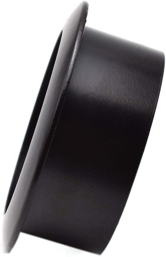 1-3/8 Inch(35mm) Zinc Alloy Desk Hole Cover Grommets Black Wire Cord Cable Organizer for Computer Desk Cabinet