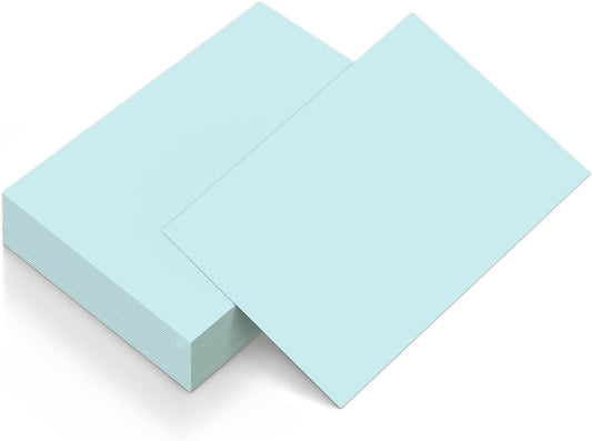 50 Sheets Light Blue Cardstock Paper 8.5 x 11, Goefun 80lb Card Stock Printer Paper for Arts & Crafts, Presentations, Stationary Printing