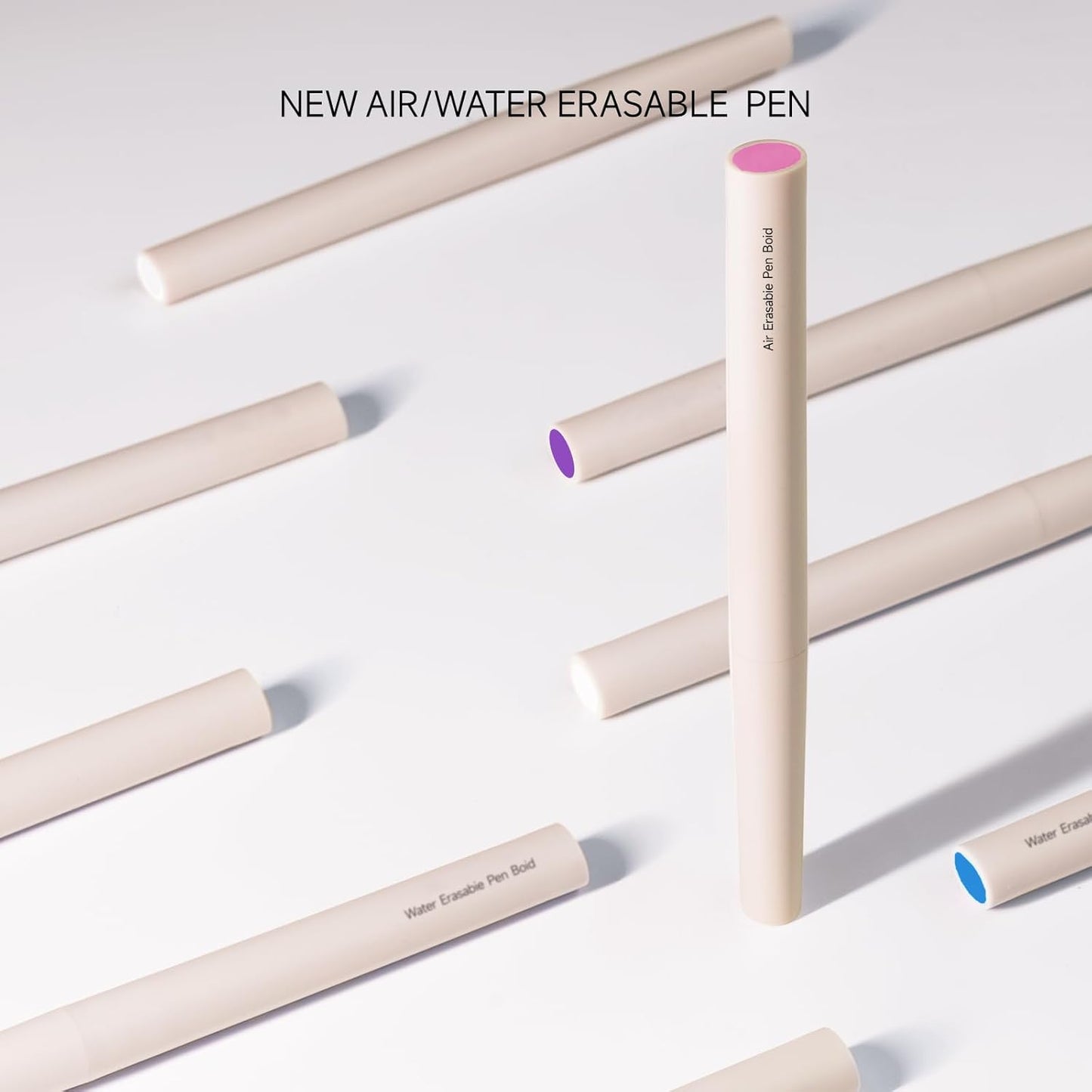 New Blue Water Erasable Marking Pen for Fabric, Smooth Touch Disappearing Ink Marker, Fabric Embroidery Pen, Water Soluble Tool for Quilting, Sewing, DIY Crafts