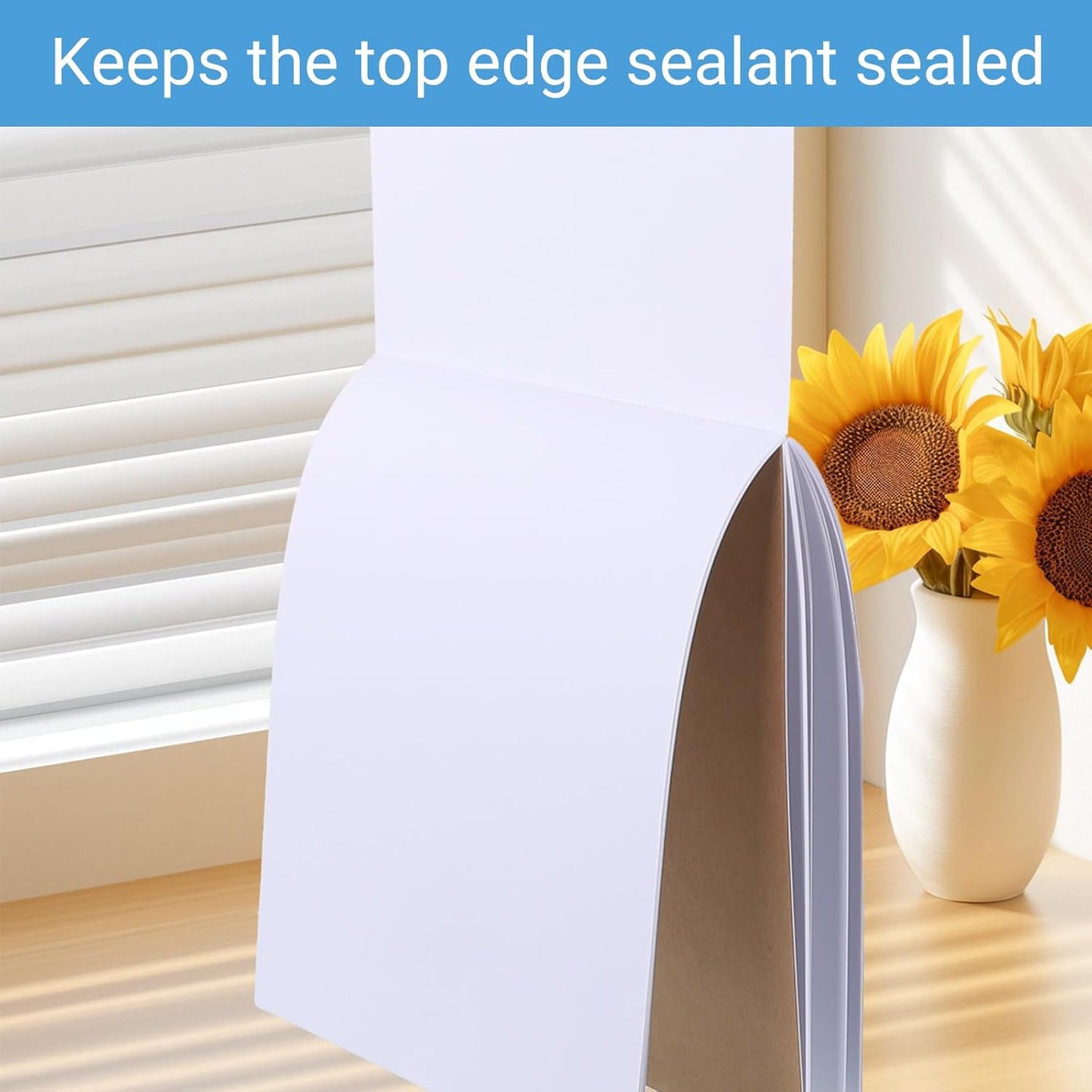 6 Pack Blank White Memo Pads 8.5X11 Inch Unlined Note Pad Scratch Pads for Office, School, and Home Use (Each Pad 50 Sheets)