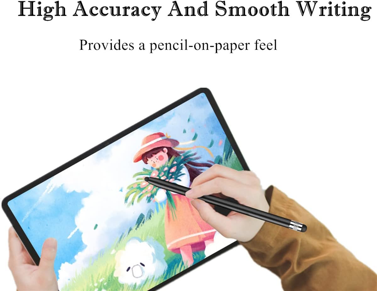 Stylus Pens for Touch Screens(2-Pack), Sensitivity & Precision Stylus Pens for iPhone/iPad/Samsung Galaxy/Tablets and All capacitive Touch Screen Devices + 4 Replaceable Rubber Tips