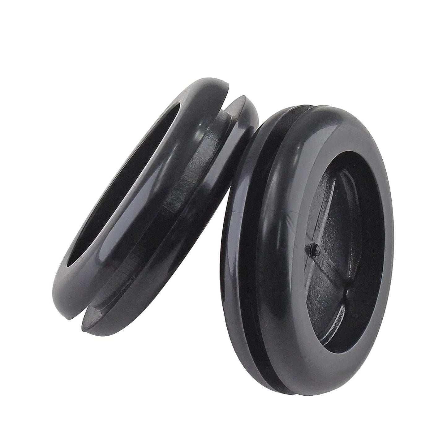 10 Pack 1-3/16" Inside Diameter 1-1/2" Drill Hole Rubber Grommet, Firewall Plug Grommet Rubber Grommets Wire Protection, Double Sided Round