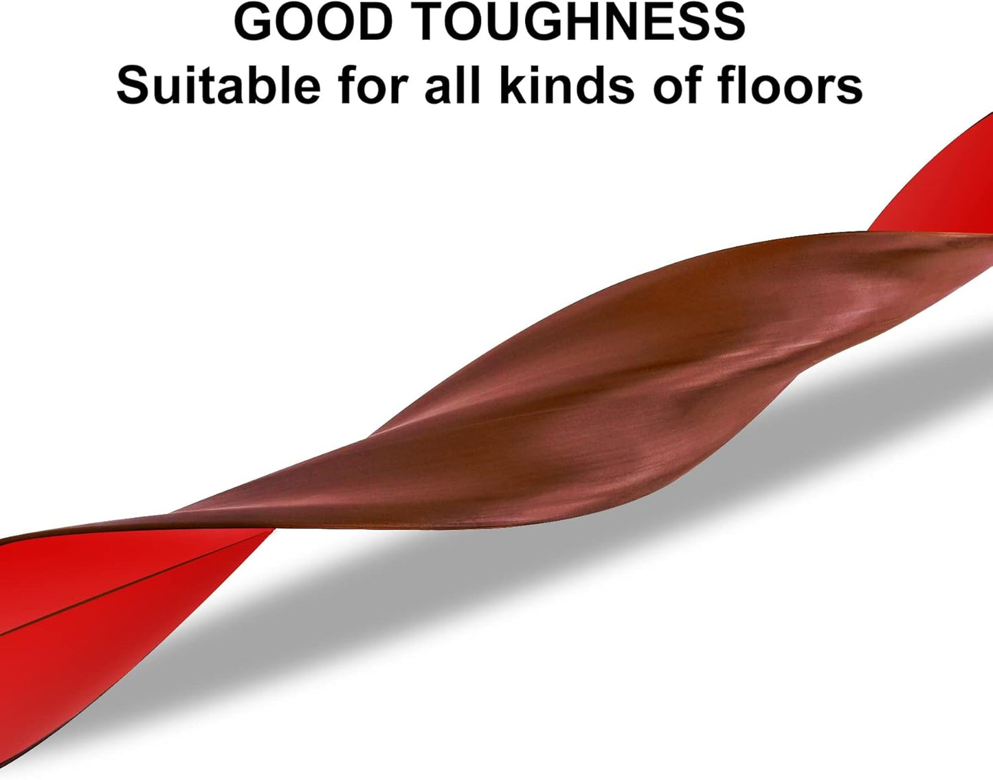 20Ft Floor Cord Cover Brown Silicone Cable Protector Easy to Install Wire Organizer and Hider for Home, Office, Garage (Brown-6m)