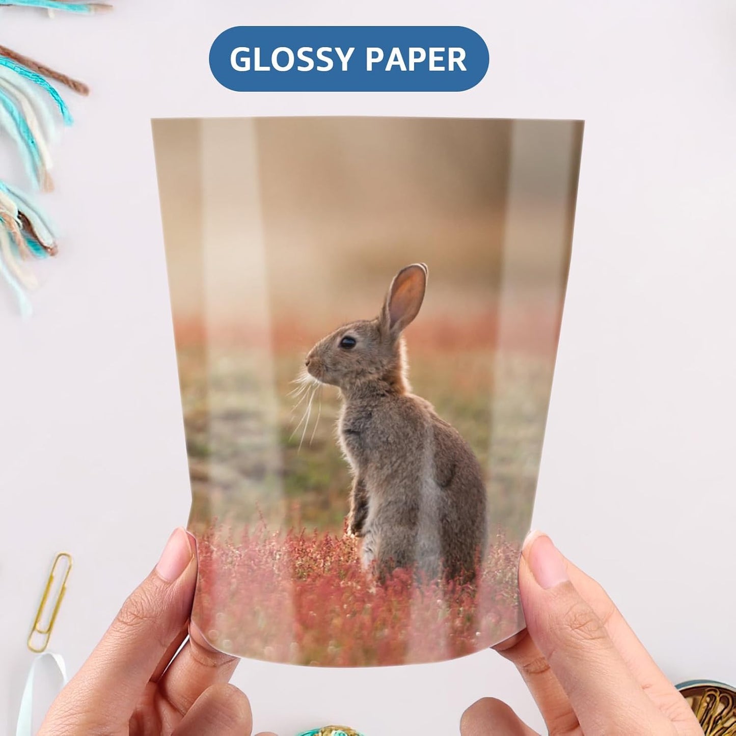 ZBEIVAN 5x7 Photo Paper, Glossy Photo Papers 200 Sheets, 5 x 7 Inkjet Printer Photo Paper for Dye Ink, 200 GSM