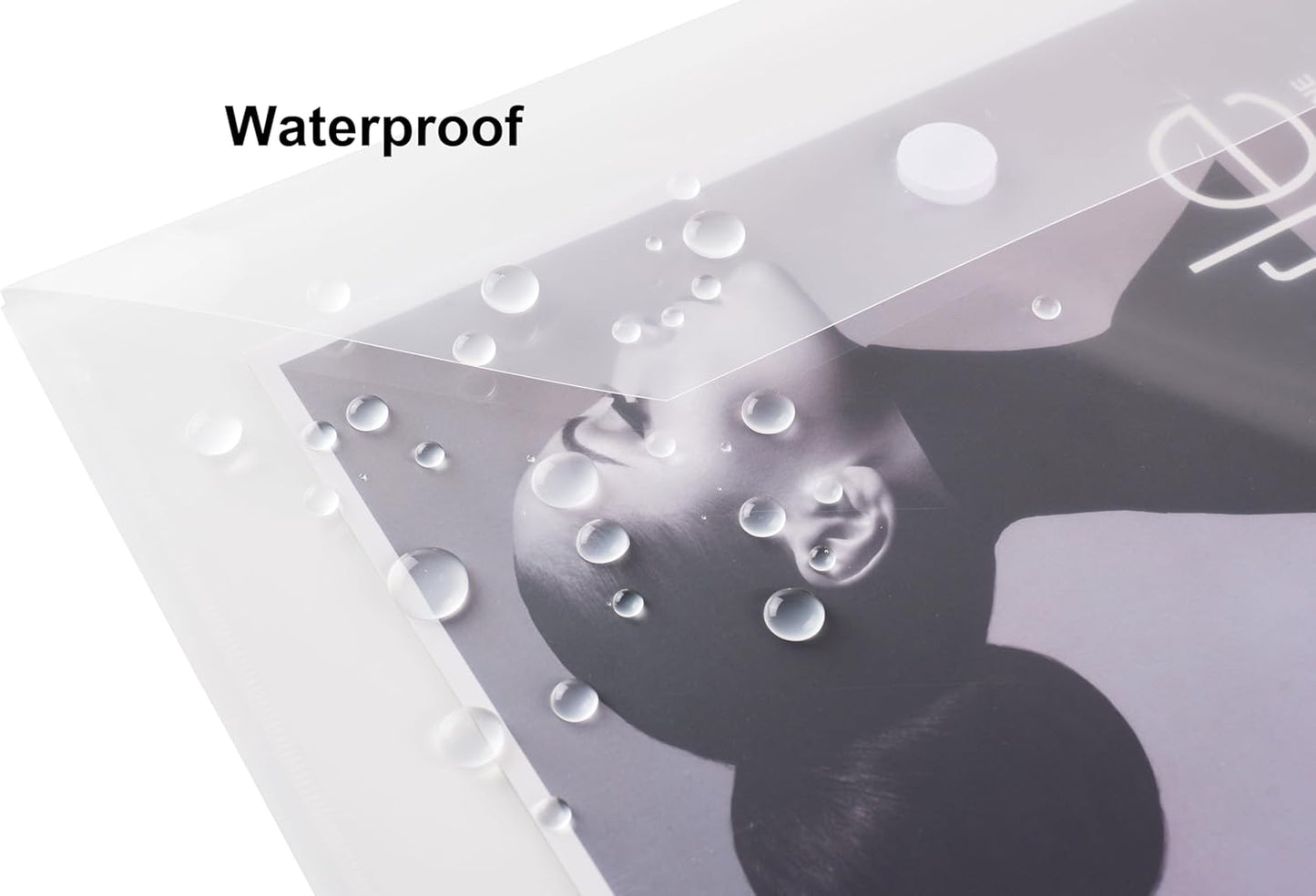 11 x 14 Large Clear Plastic Envelopes Document File Storage Holder 20 Pack Hook Loop Closure