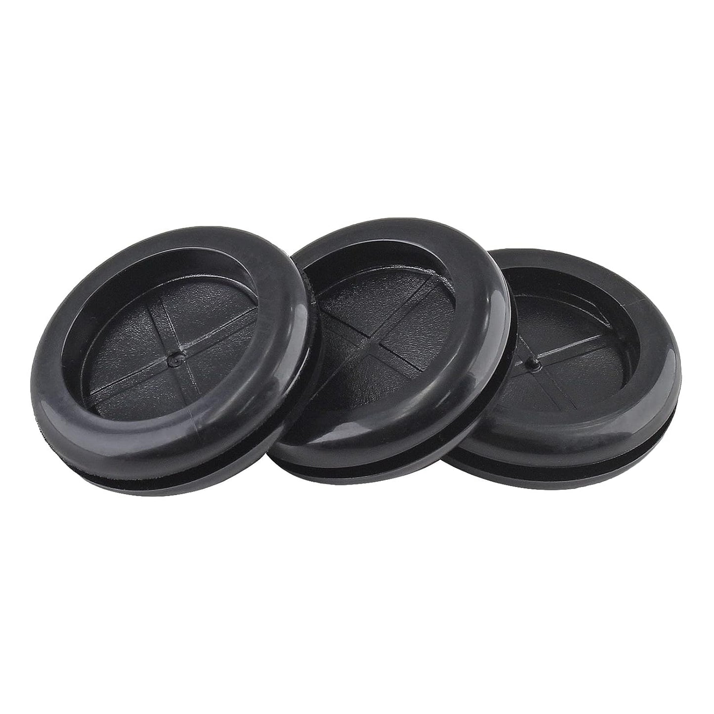 10 Pack 1-3/16" Inside Diameter 1-1/2" Drill Hole Rubber Grommet, Firewall Plug Grommet Rubber Grommets Wire Protection, Double Sided Round