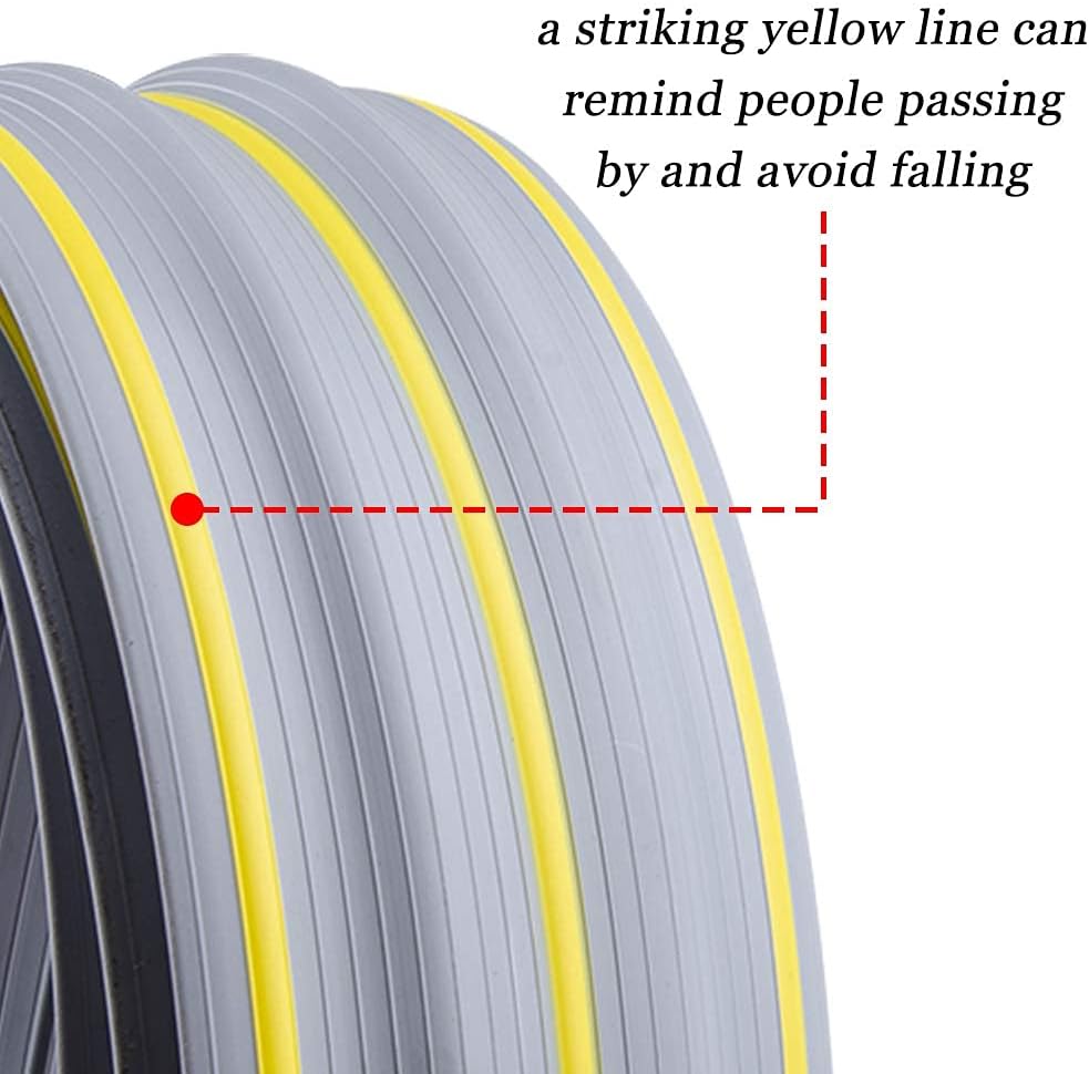 20Ft Cord Cover Heavy Duty Cable Protector 3 Channels Contains Cords Cables and Wires Easy to Unroll-Conceal Wires of Home Office Workshop Concerts or Other Outdoors Surround (Gray-2PCS 10Ft)