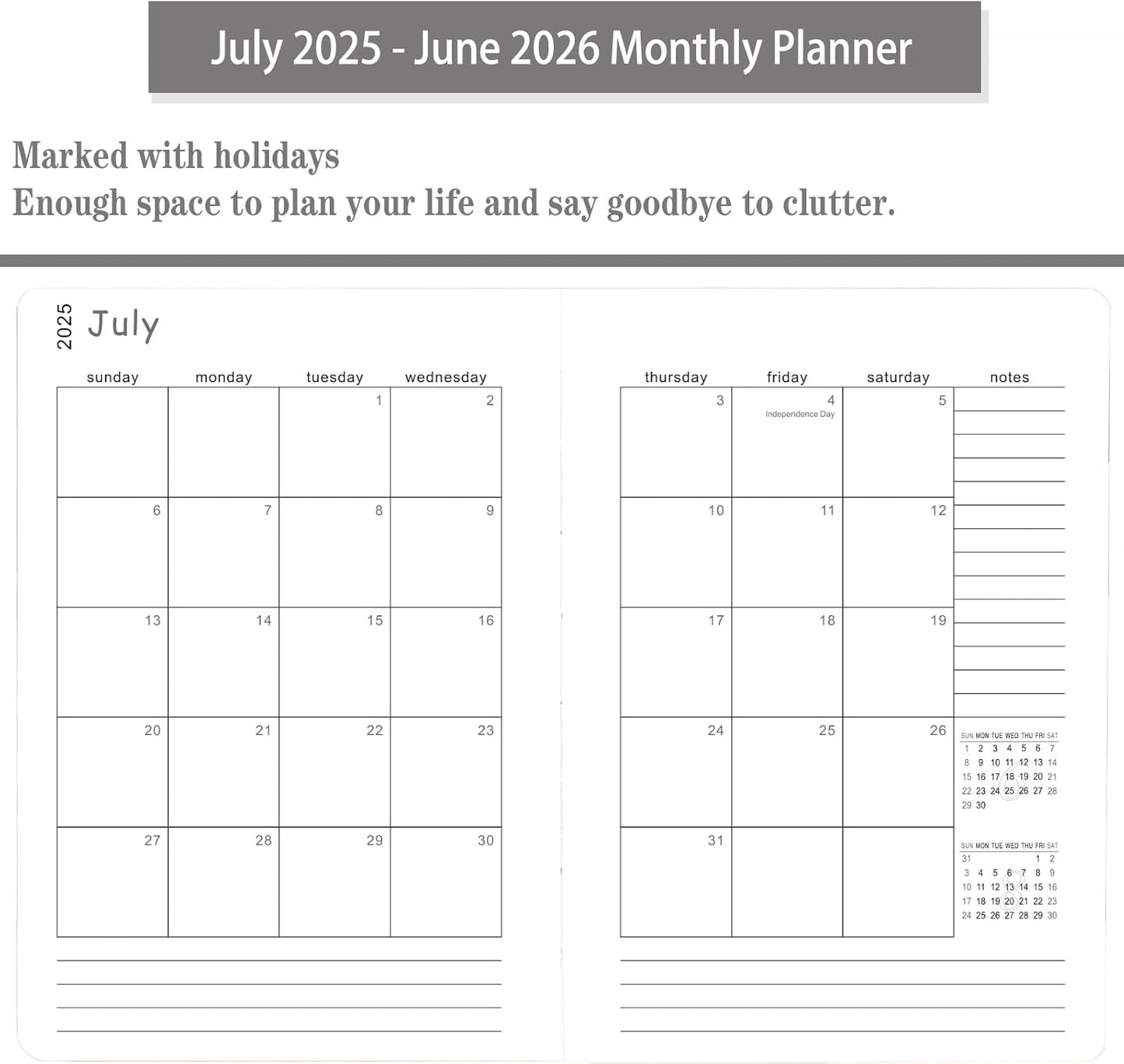 2025-2026 Daily Planner, One Page Per Day, Academic Calendar (July 2025 - June 2026), Appointment Book with Time Slots and Monthly Tabs, 5.7" x 8.25", Pocket, Leather Cove (Chartreuse)