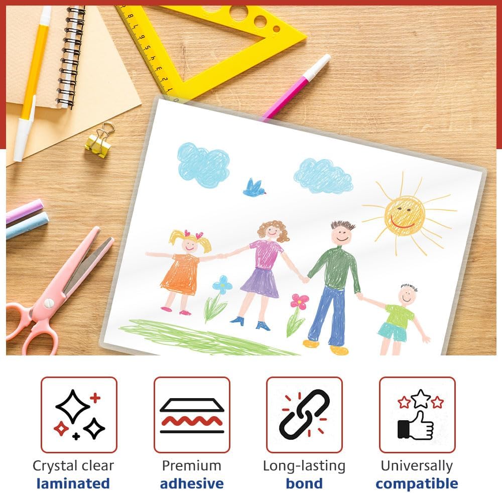 TruLam - 2 Rolls Standard Gloss 3 Mil Clear 27 in. x 250 ft. x 1 in. Core Laminating Film