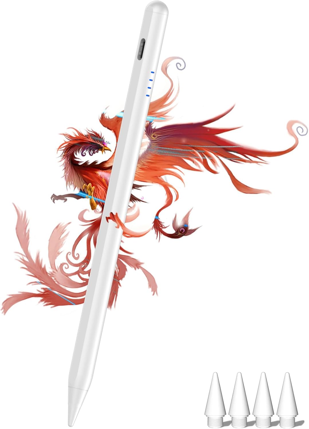 Stylus Pen for iPad 10th&a16, Fast Charge for ipad Pencil with Palm Rejection, Active Pen Compatible with (2018-2025) Apple iPad 6/7/8/9/10/11(A16), iPad Pro 11"/12.9"/M4, Mini 5/6, Air 3/4/5/M2/M3