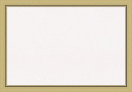 Amanti Art White Cork Board for Wall, 27x39 Vision Board with Gold Frame, Large Corkboard Office Decor for Home Organization, Casual Corkboard Pinboard to display items for home organization