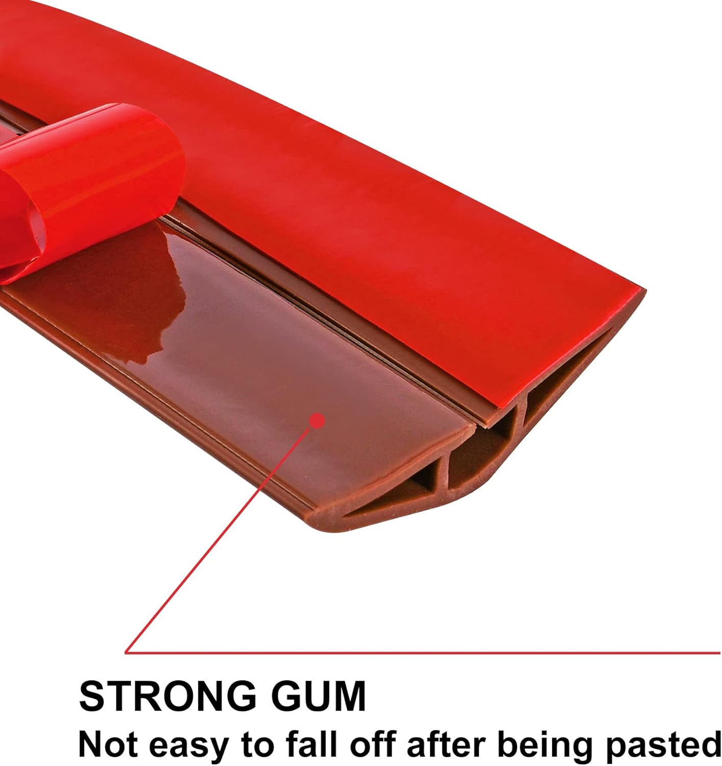 20Ft Floor Cord Cover Brown Silicone Cable Protector Easy to Install Wire Organizer and Hider for Home, Office, Garage (Brown-6m)