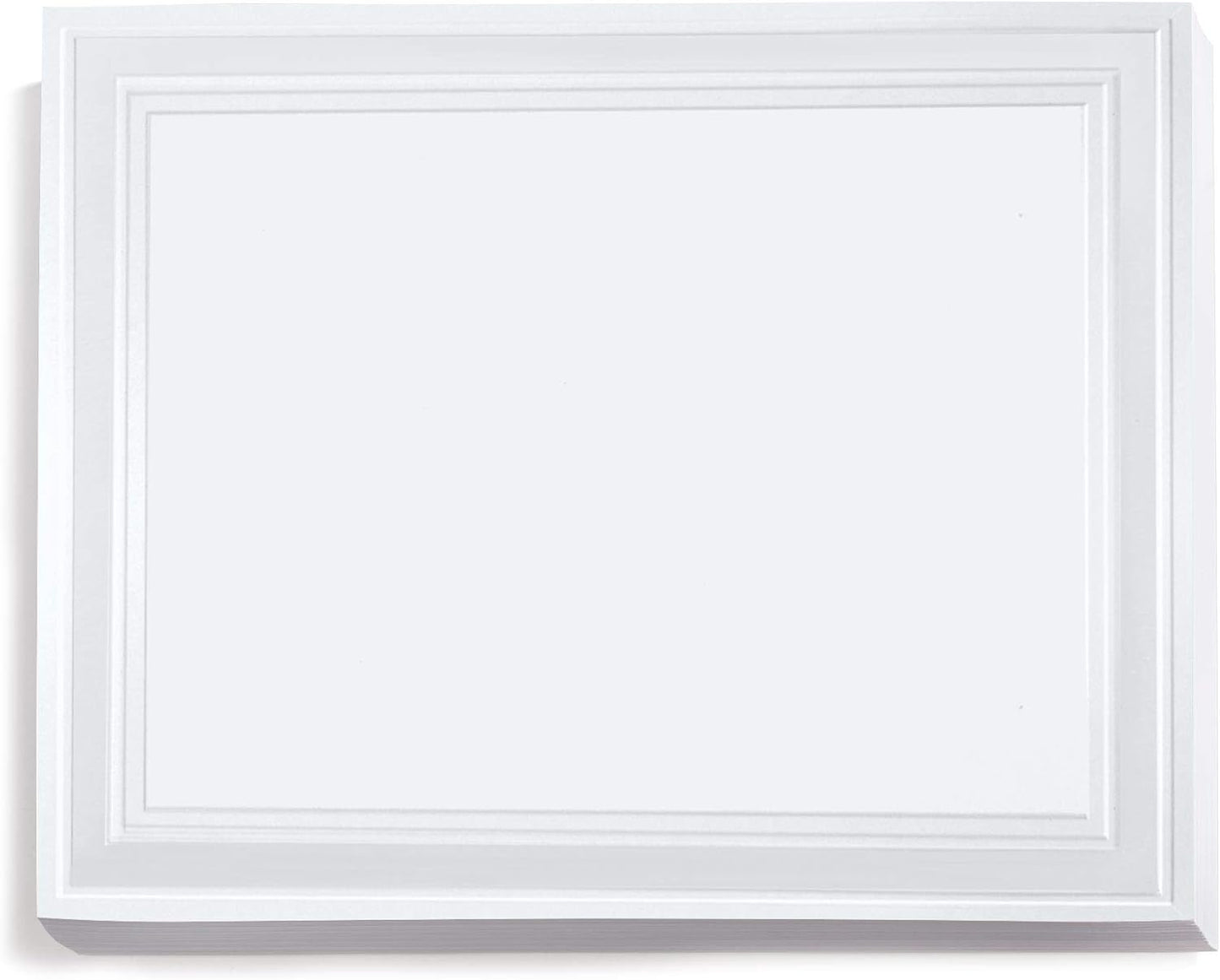 PaperDirect Pristine Specialty Certificates, 50 Sheets of 38lb White Paper, 8½" x 11", Pearl Bold Foil Border, Perfect for Awards, Students, Employees, Volunteers, Course Completion, Diplomas