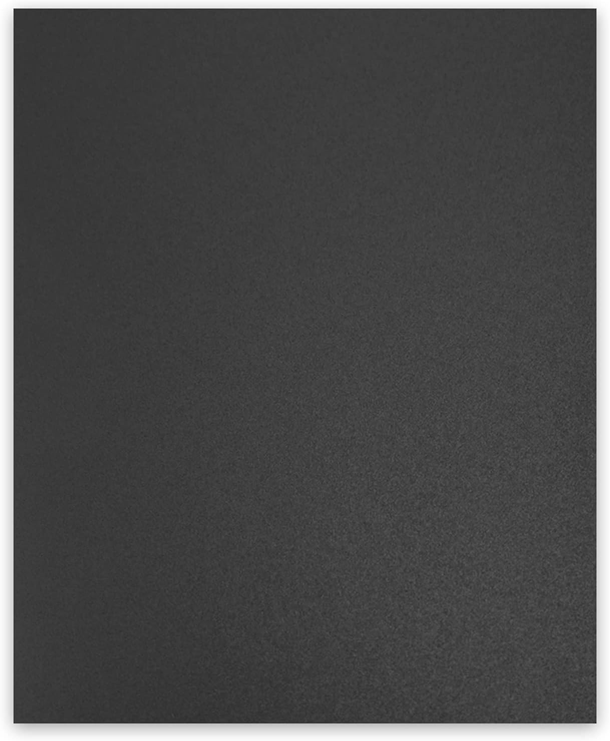 Binditek 500 Pack 12 Mil Sand-Textured Polycover - Midweight for Business Reports and Proposals - Lightly Sanded Finish - with Square Corners, Un-Punched, Black Color, Office Supplies