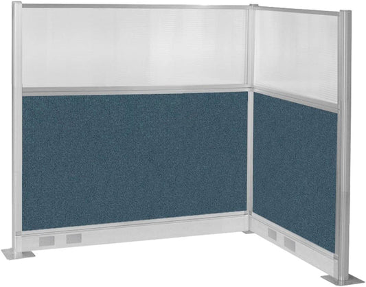 Versare Pre-Configured Hush Panel Electric Cubicle | Workstation Divider Walls | Cubicle Privacy Panels | Office Partition Walls